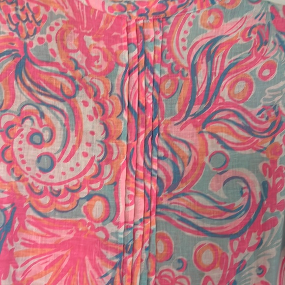 Lilly Pulitzer pink pout sleeveless linen dress - Picture 4 of 5